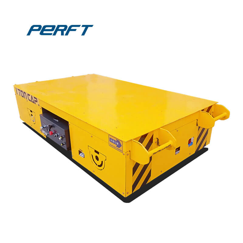 rail guided transfer cart for transport cargo 5 ton